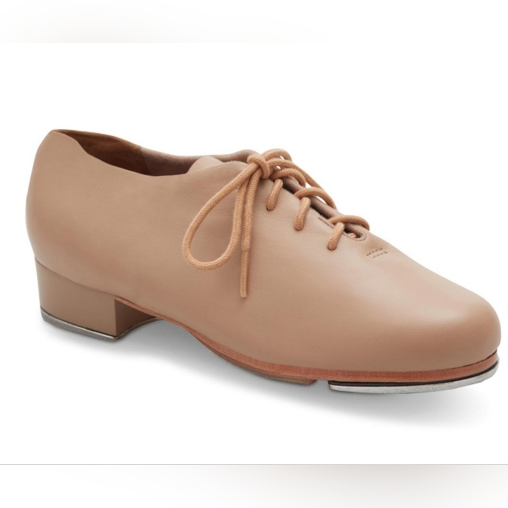 Capezio Tic Tac Toe PU Leather TeleTone Tap Shoe Caramel Introductory Beginner